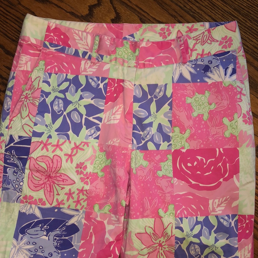 Lilly Pulitzer Patchwork Capri Pants - image 5
